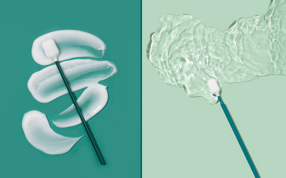 how to b-swab® with water or product - Beauty Swab